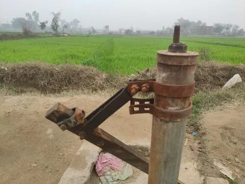 Hand water pump Stock Photos