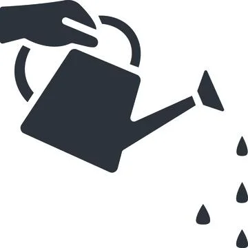 Hand watering can Stock Illustration