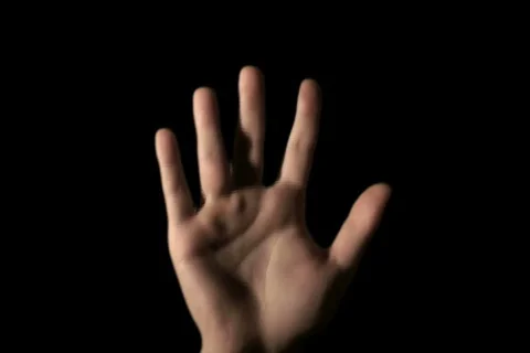 Hand wave V1 - NTSC Stock Footage 663961