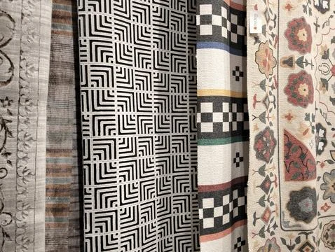 Hand weave carpet Stock-Fotos