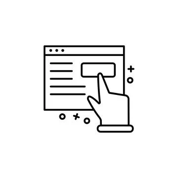 Hand, web, info, answer icon. Element of customer services icon 스톡 일러스트