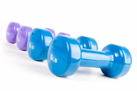 Hand weights Stock Photos