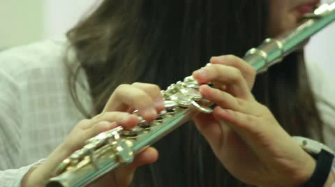 Hand wind instrument Stock Footage 22525852