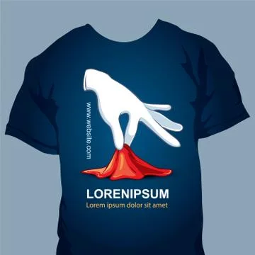 Hand of the wizard Stock Illustration