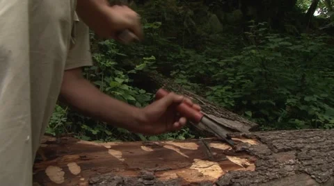 Hand woodworking Video stock 61469373