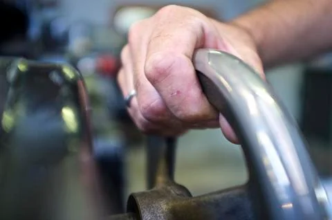 Hand at work Stock Photos