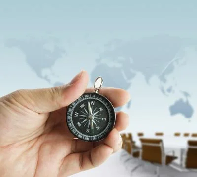 Hand working business Stock Illustration