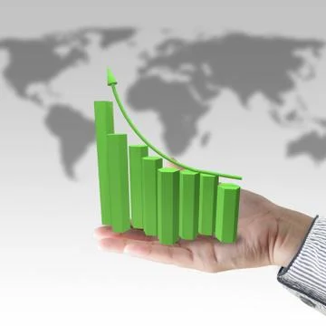 Hand working business Stock Illustration