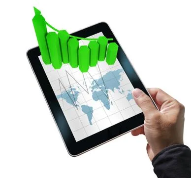 Hand working business Stock Illustration