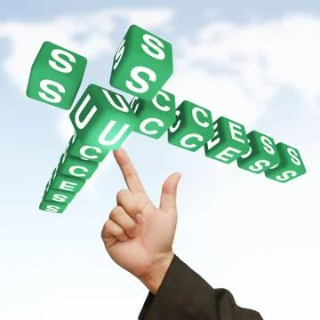 Hand working business Stock Illustration