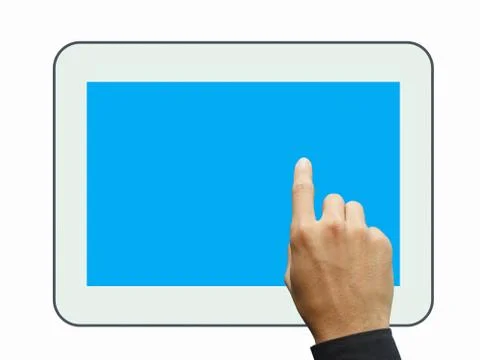 Hand working business Stock Illustration