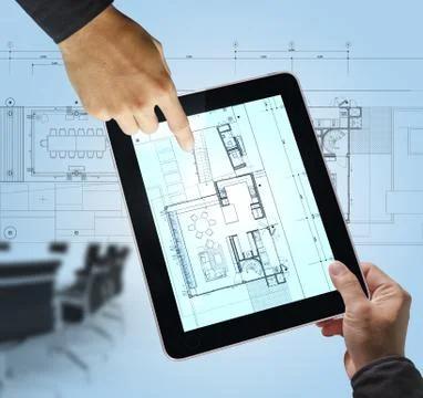 Hand working business Stock Illustration