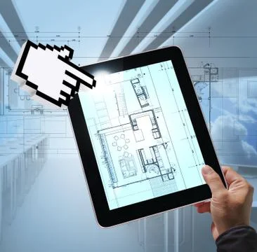 Hand working business Stock Illustration
