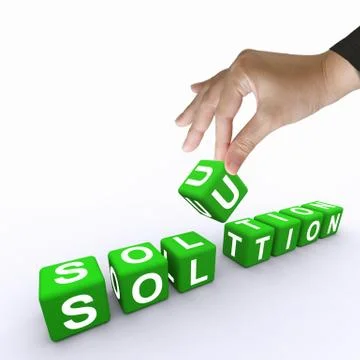 Hand working business Stock Illustration