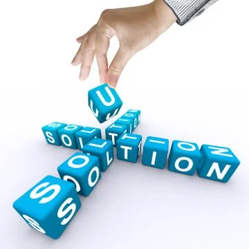 Hand working business Stock Illustration