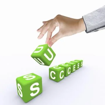 Hand working business Stock Illustration