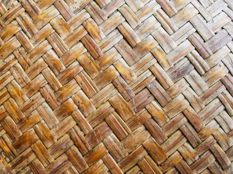 Hand woven mat pattern from the northeastern region of Stock Photos