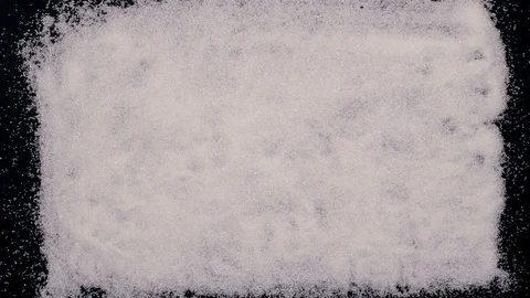Hand Writes Eat Less Sugar Video stock 127184044