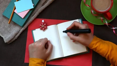Hand writes words You can do it - as encouragement Stock Footage 70389871