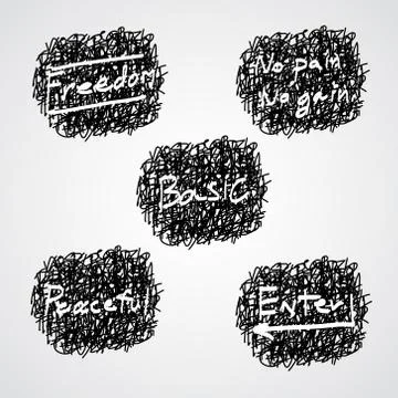 Hand writing abstract background Stock Illustration