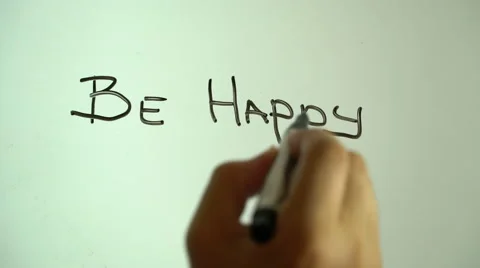 Hand writing a