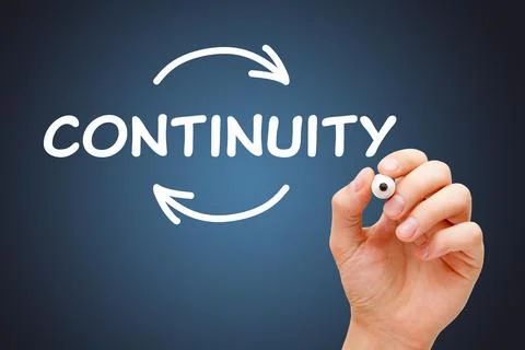 Hand Writing Business Continuity Plan Concept Stock Photos
