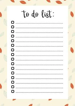 Hand writing To do list, check boxes with lines, beige frame with gray and re Stock Illustration