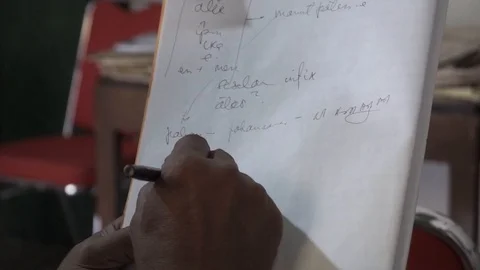 Hand writing Stock Footage 102083768