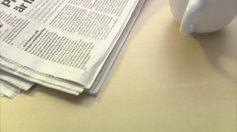 A hand writing a note. Stock Footage 51845117