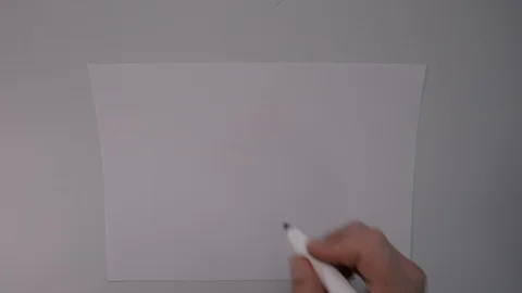 Hand of an writing number on paper Stock Footage 103033110