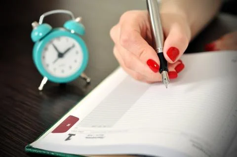 Hand writing Stock Photos