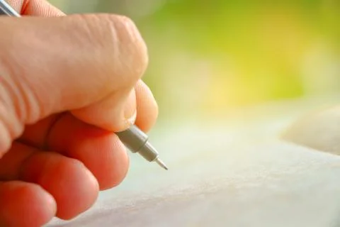 Hand writing Stock Photos