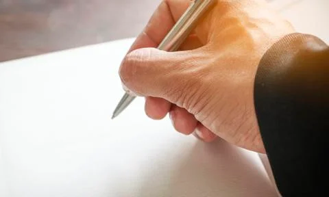Hand writing Stock Photos