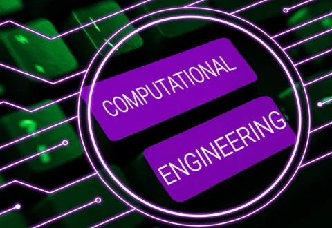Hand writing sign Computational Engineering. Business concept Come to agreement Stock Photos