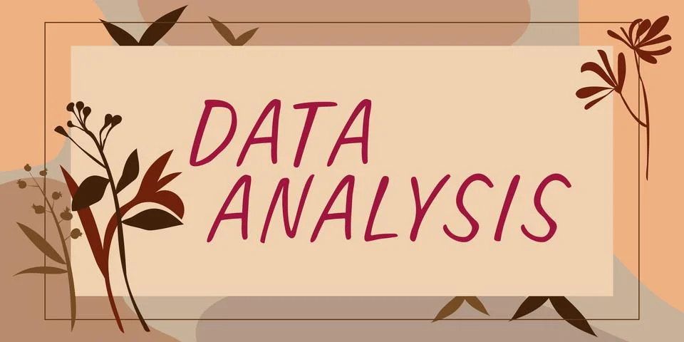 Hand writing sign Data Analysis. Business showcase Translate numbers to Illustrazione stock