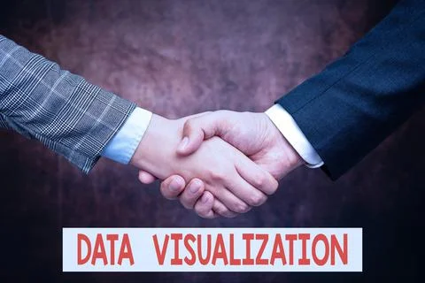 Hand writing sign Data Visualization. Business showcase representation of 스톡 사진