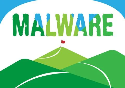 Hand writing sign Malware. Word Written on malicious software or file that is Stock Illustration