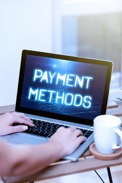 Hand writing sign Payment Methods. Conceptual photo Several ways utilized to Stock Photos