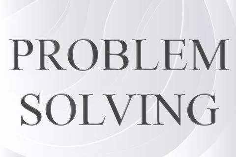 Hand writing sign Problem Solving. Conceptual photo having a good capability of イラスト素材