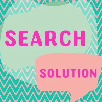 Hand writing sign Search Solution. Business showcase finding the appropriate Illustrazione stock