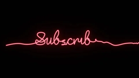Hand Writing Subscribe Rope Animation Stock Footage 285100195