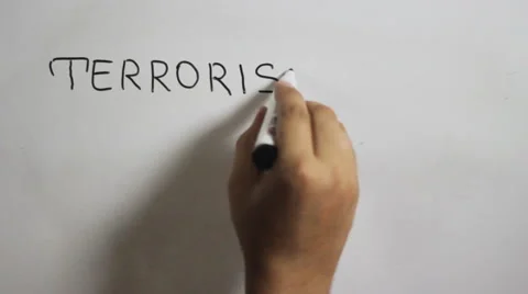 Hand writing a