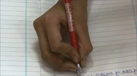 Hand writing-Time Lapse 스톡 동영상 41489804