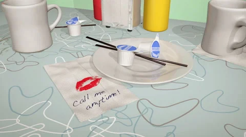 A Hand Written Note "Call Me Anytime" Stock Footage 42126092