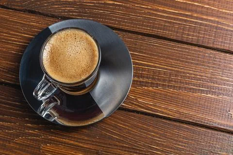 Hand written note on a coffee stained napkin with an empowe Stock Photos