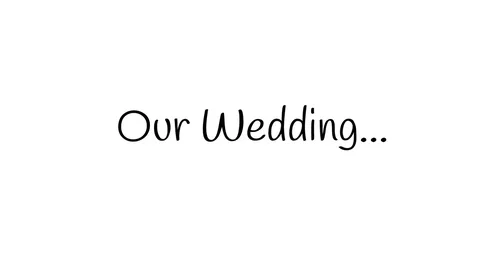 Hand written video title or end credit on chalk board, white board or glass - Stock Footage 78521359