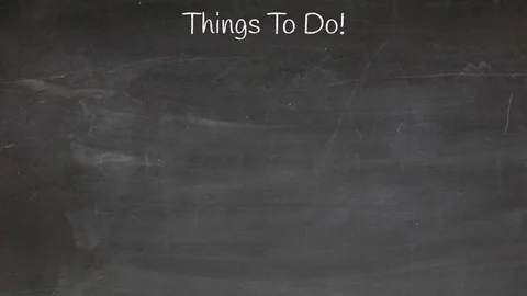 Hand written video title or end credit on chalk board, white board or glass Видео 78521365