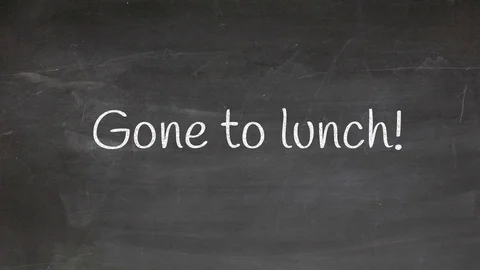 Hand written video title or end credit on chalk board, white board or glass - Stock Footage 78521366