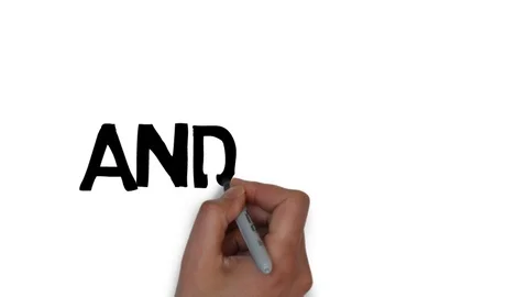 Hand written white board animation country name Andorra Stock Footage 112587620