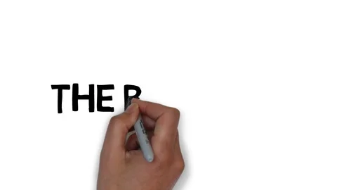 Hand written white board animation country name The Bahamas Stock Footage 112591236